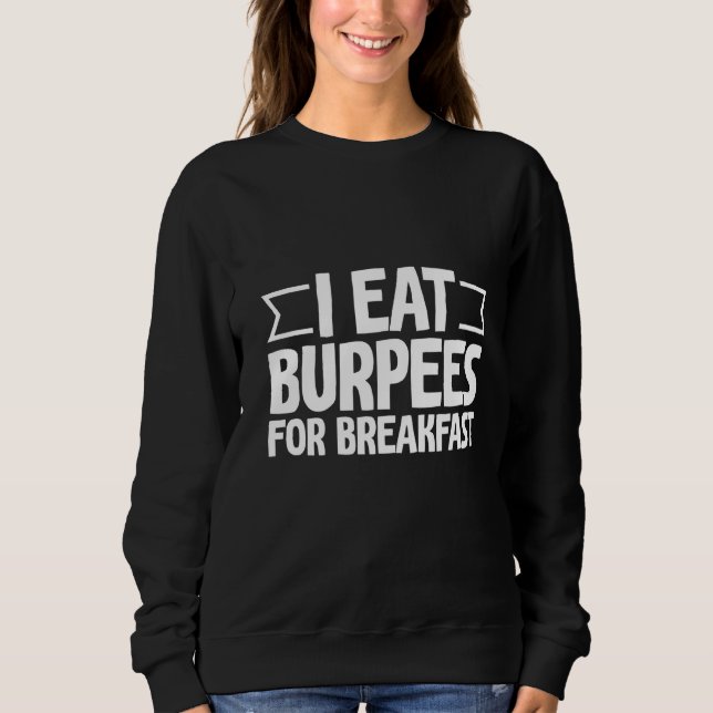 Camiseta Eu Comi Burpees Para Café Da Manhã (Frente)