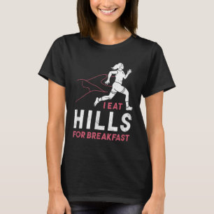 Camiseta Eu Comi Colinas Para Motivação Do Café Da Manhã Ex