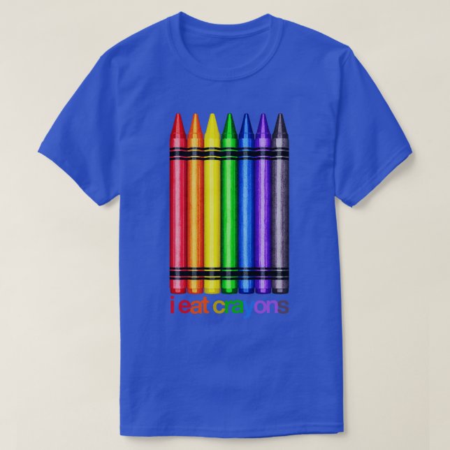 Camiseta Eu Comi Crayons (Frente do Design)