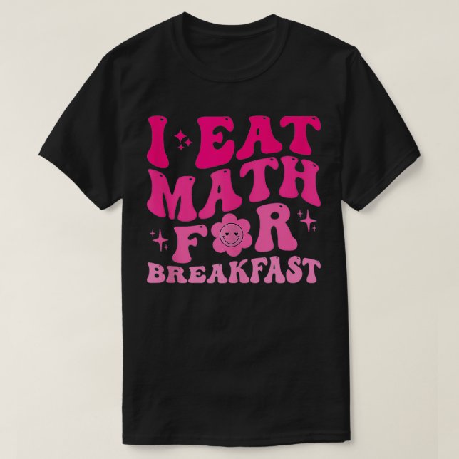 Camiseta Eu Comi Matemática para Professores do Café da Man (Frente do Design)