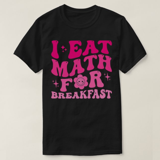 Camiseta Eu Comi Matemática para Professores do Café da Man (Frente do Design)