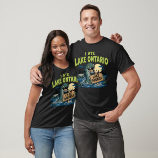Camiseta Eu Comi Monstros do Lago Ontário no Halloween Engr