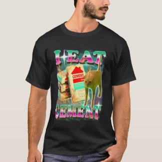 Camiseta Eu Como Cimento Gato Engraçado Meme Absurdo Surrea