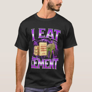 Camiseta Eu Como Cimento Gato Engraçado Meme Memes da Inter