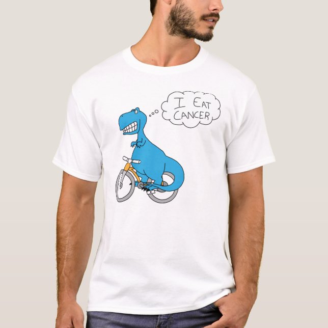 Camiseta Eu como o azul do cancer (Frente)