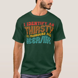 Camiseta Eu Como Sedento Meus Pronomes São Cerveja Citação