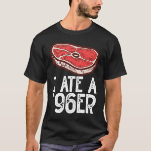 Camiseta Eu Como Um Bife Cru De Vaca Carne Alimentícia Boi