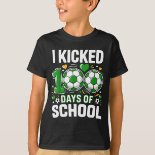 Camiseta Eu Completei 100 Dias De Aula Meninos Crianças Est