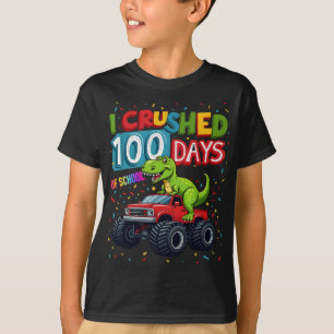 Camiseta Eu Completei 100 Dias de Escola