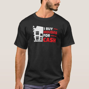 Camiseta Eu Comprar Casas Imobiliárias Influenciando Humor