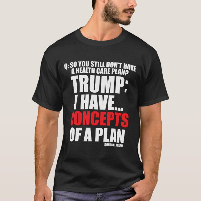 Camiseta Eu... Conceitos Do Plano De Votação Trump 2024 (Frente)