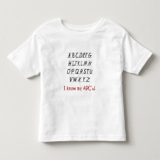Camiseta Eu conheço meu ABCs