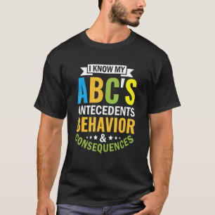 Camiseta Eu conheço o terapista de comportamento do meu abc