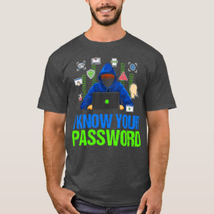 Camiseta Eu conheço sua senha