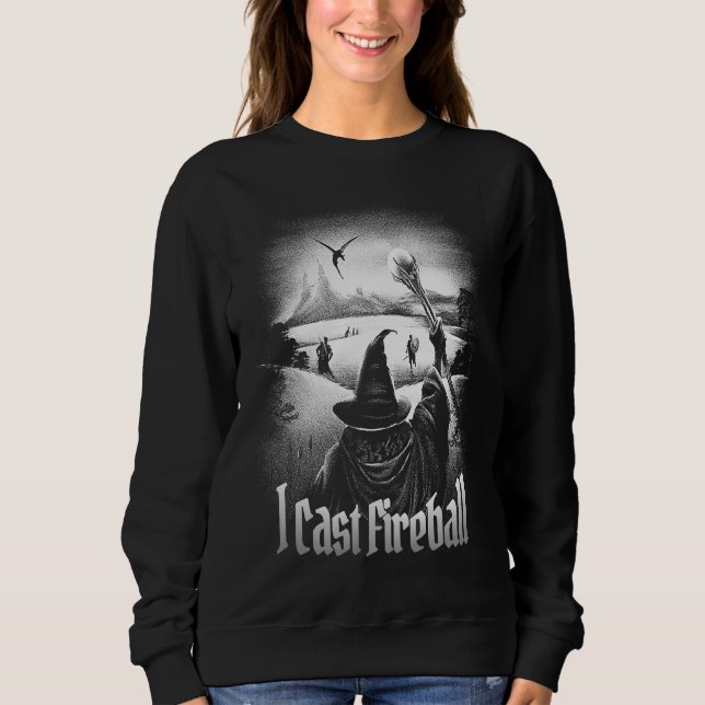 Camiseta Eu conjuro Mesa de Classe de RPG de Fantasia de Bo (Frente)
