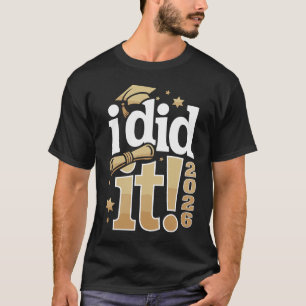 Camiseta Eu Consegui Graduação 2026 26 Graduado Família Org