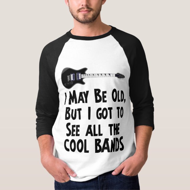 Camiseta Eu consegui ver as bandas legal (Frente)