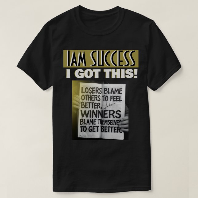 CAMISETA EU CONSIGO (Frente do Design)