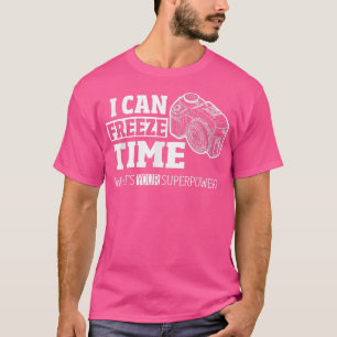 Camiseta Eu Consigo Congelar O Tempo TUnise Fotógrafo