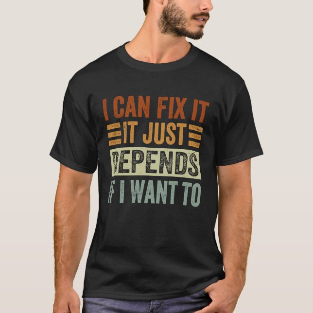 Camiseta Eu Consigo Corrigi-Lo Depende Se Eu Quiser Mecha (Frente)