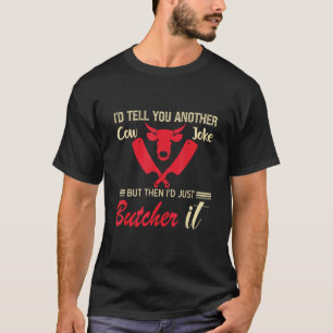 Camiseta Eu Contaria Outra Piada de Vaca Mas Então Eu Apena