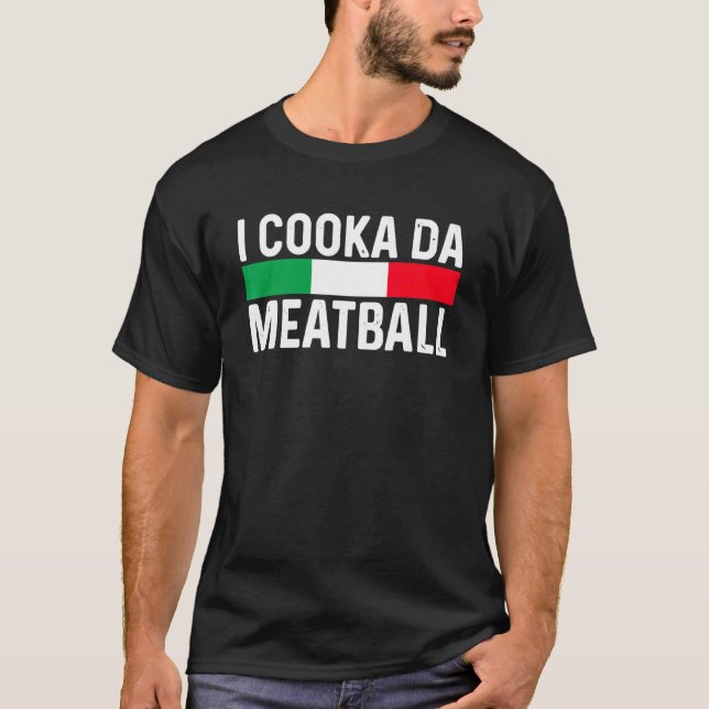 Camiseta Eu Cooka Da Meatball Memória Engraçada Trending It (Frente)