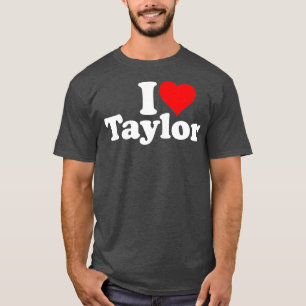 Camiseta EU CORAÇÃO AMO TAYLOR TSirt