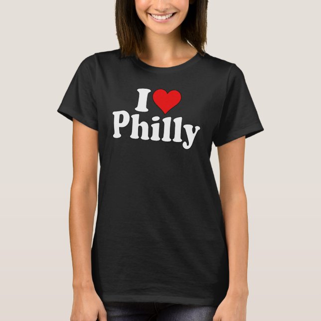 CAMISETA EU CORAÇÃO AMOR PHILDELPHIA PENNSYLVANIA (Frente)