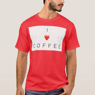 Camiseta Eu coração café