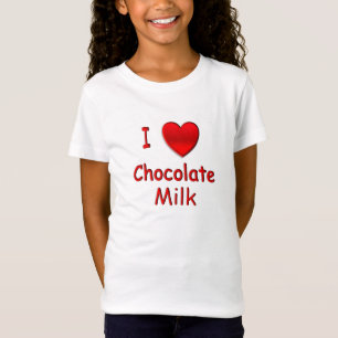 Camiseta Eu Coração Chocolate Milk