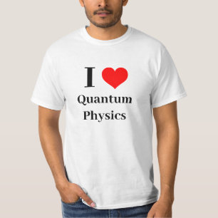 Camiseta Eu coração Física Quântica