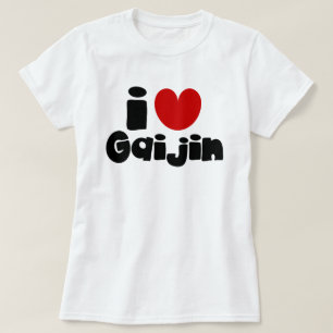 Camiseta Eu coração Gaijin