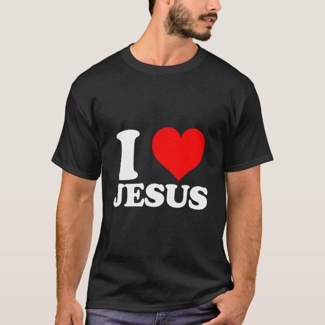 Camiseta Eu coração Jesus (Frente)