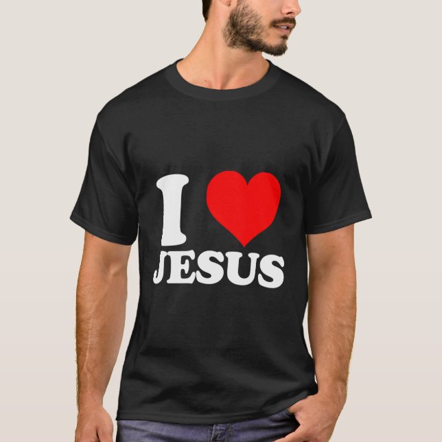 Camiseta Eu coração Jesus (Frente)