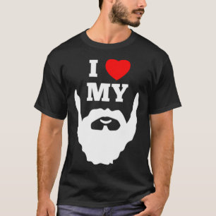 Camiseta Eu coração minha barba