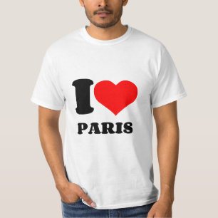 CAMISETA EU CORAÇÃO PARIS