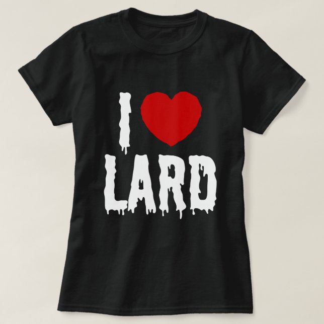 CAMISETA EU CORAJO [AMOR] LARD (Frente do Design)