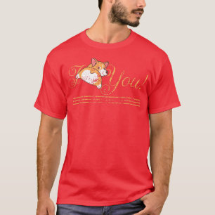 Camiseta Eu Corgi Você Engraçado Corgi Bumbum Cachorro Pun