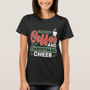 CAMISETA EU CORREI NO CAFÉ E NO NATAL
