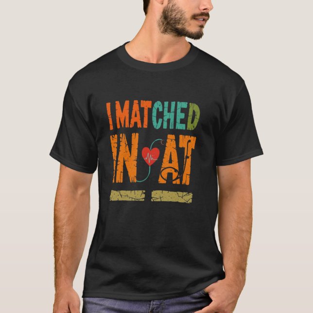 Camiseta Eu Corresponder ao Dia de Correspondência de Resid (Frente)