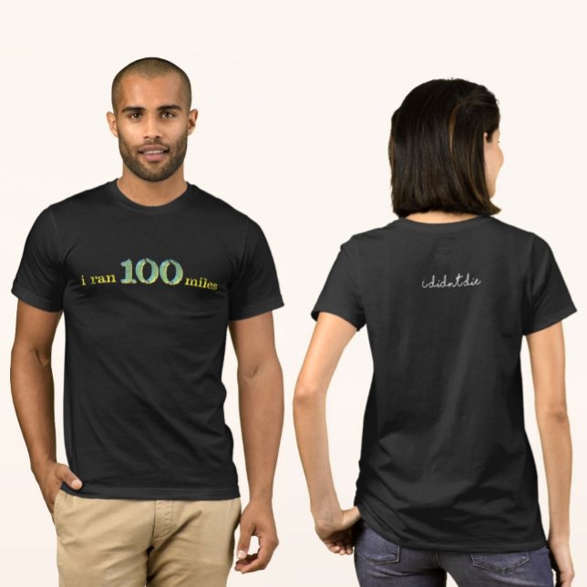 Camiseta Eu corri 100 milhas na Coleção Ultramarathon (Criador carregado)