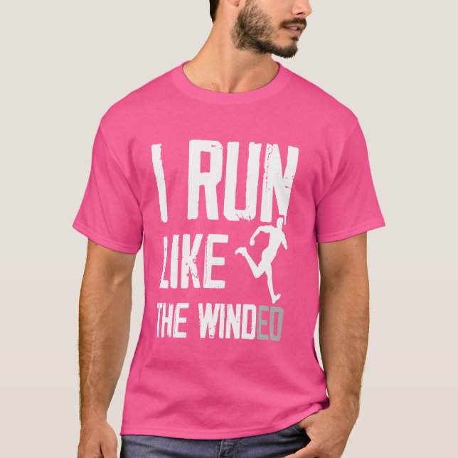 Camiseta Eu Corro Como O Executante De Condicionamento De C (Frente)