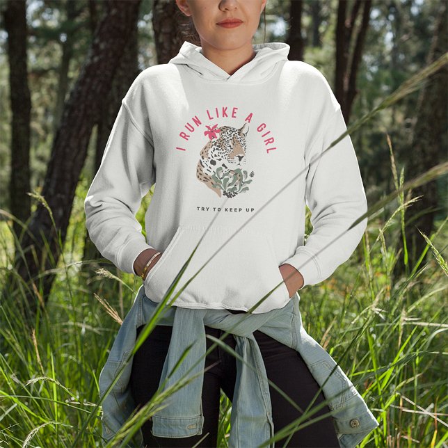 Camiseta Eu Corro Como Uma Rapariga Motivacional Vermelha L (Criador carregado)