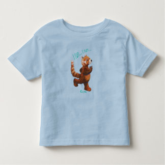 Camiseta Eu corro Corrida Red Panda Sticker