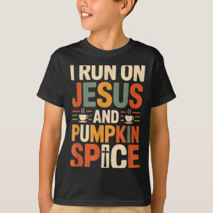 Camiseta Eu Corro Em Jesus E Tempero De Abóbora Estação De