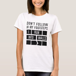 Camiseta Eu Corro Em Paredes