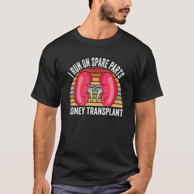Camiseta Eu Corro Em Peças Sobressalentes Doação De Transpl (Frente)