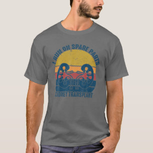 Camiseta Eu Corro Em Peças Sobressalentes Transplante De Ri