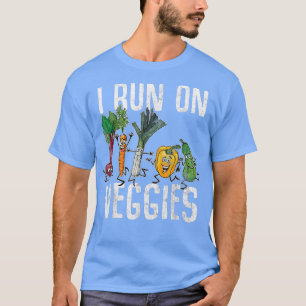 Camiseta Eu Corro Em Veggies Vegan Vegetarian Liyle