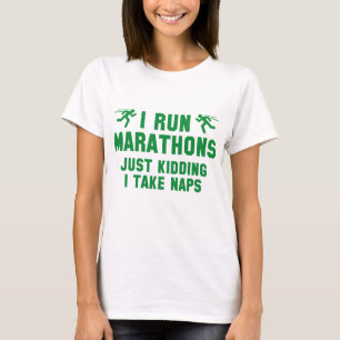 Camiseta Eu corro maratonas